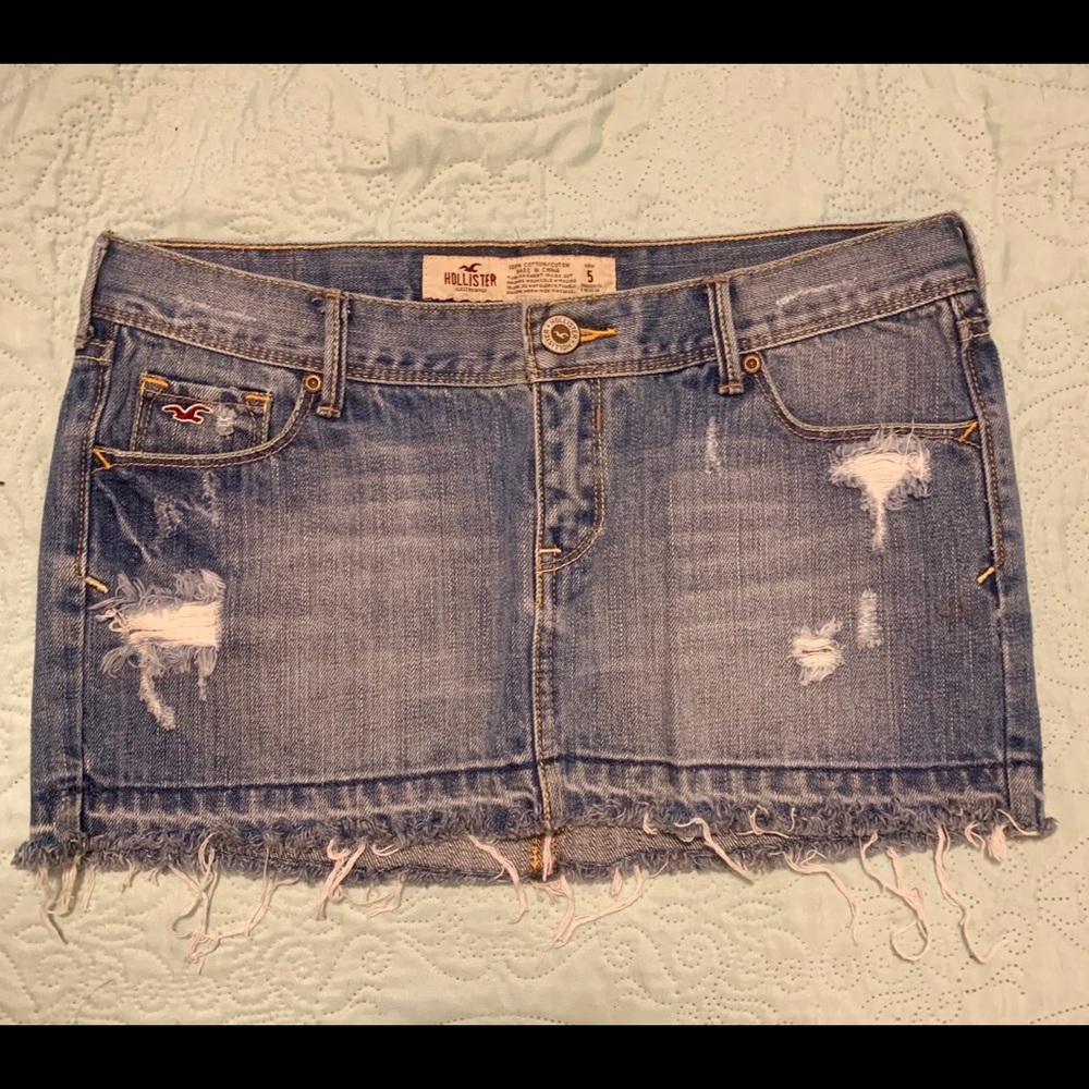 Hollister Mini Denim Skirt